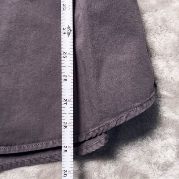 Ariat Rebar Gray Make Tough Dura Stretch Classic Fit Work Shirt Mens Size XL - Picture 7 of 14